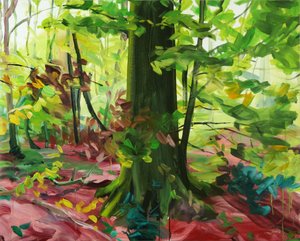 Las 3, 2014 (akryl na płótnie) autorstwa Olivier Morel