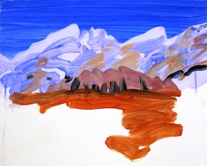 Leukerbad 21, 2012 (akryl na płótnie) autorstwa Olivier Morel