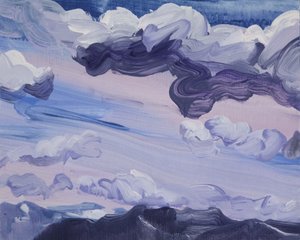Leukerbad 3, 2012 (akryl na płótnie) autorstwa Olivier Morel