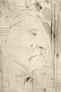 Portret matki artysty autorstwa Oluf Hartmann
