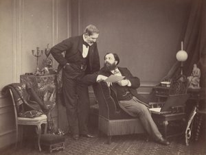Louis Robert i Olympe Aguado, ca. 1860.