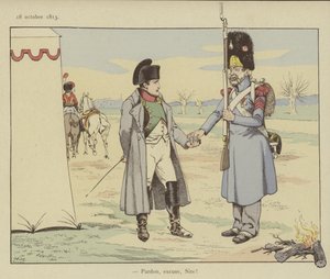Przepraszam, proszę pana!, 18 października 1813 autorstwa Onfray de Breville Job