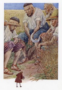 Ilustracja do podróży Guliwera autorstwa Onfray de Breville Job