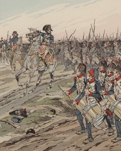 Napoleonie Bonaparte, żołnierze! Pamiętasz, że mam zwyczaj spania na polach bitew? autorstwa Onfray de Breville Job