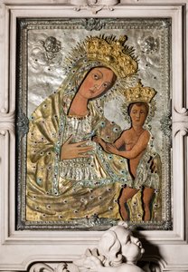 Madonna Odegitria - Ikona z Rizą autorstwa Onofrio Palvisino da Monopoli