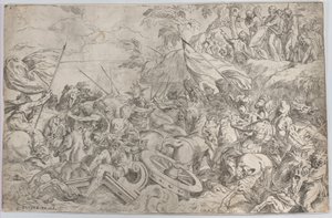 Przejście przez Morze Czerwone, 1583., 1583. autorstwa Orazio Farinati