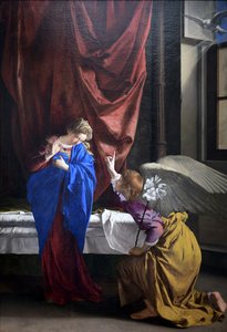 zwiastowanie autorstwa Orazio Gentileschi