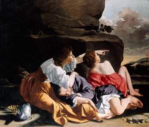 Lot i jego córki autorstwa Orazio Gentileschi