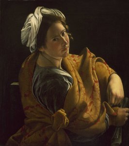 Portret młodej kobiety jako Sybilli