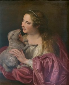 Św. Agnieszka autorstwa Orazio Gentileschi