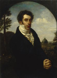 Portret księcia Aleksandra Michajłowicza Golicyna 1798-1858, 1819 autorstwa Orest Adamovich Kiprensky