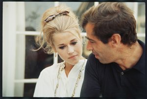 Jane Fonda i Roger Vadim autorstwa Orlando Suero