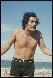 Omar Sharif na plaży