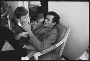 Tony Curtis z córką Jamie Lee Curtis