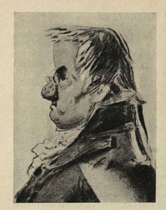 Karykatura portretowa architekta Giacomo Quarenghi 1744-1817, 1810.