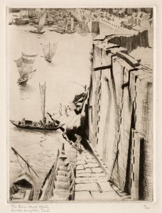 Mur rzeki, Porto autorstwa Orville Houghton Peets
