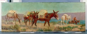 Anheuser-Busch Pack Mules (olej na płótnie)