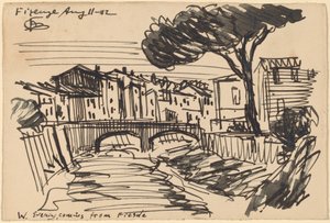 Arno wieczorem, Florencja
