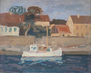 Noc, Christiansø autorstwa Oscar Hullgren