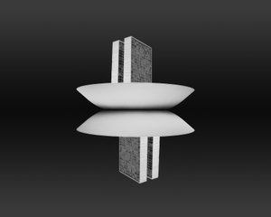 Brasilia, Kongres Narodowy autorstwa Oscar Niemeyer