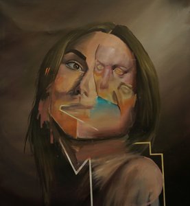 Pure, 2021-23 (olej na płótnie) autorstwa Oscar Nin