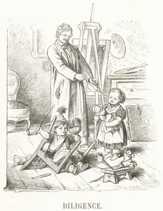 D: pracowitość autorstwa Oskar Pletsch