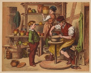 Potter (druk kolorowy) autorstwa Oskar Pletsch