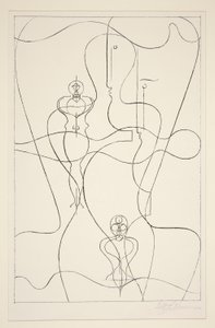 Abstrakcja autorstwa Oskar Schlemmer