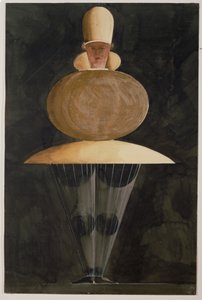 Balet triadyczny (szkic) autorstwa Oskar Schlemmer
