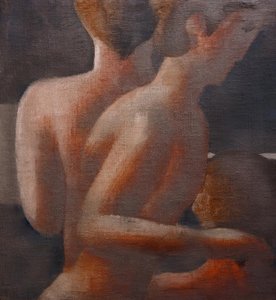 Trzy Akty, Srebrny Fryz III autorstwa Oskar Schlemmer