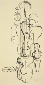Plan figuralny K 1 autorstwa Oskar Schlemmer