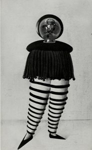 Ze sceny w Bauhausie Scena w Bauhausie, 1925. autorstwa Oskar Schlemmer