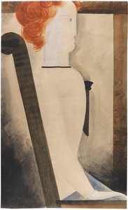 Siedząca kobieta, 1929. autorstwa Oskar Schlemmer