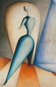 Tancerka (Gest) autorstwa Oskar Schlemmer