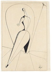 Tancerka autorstwa Oskar Schlemmer