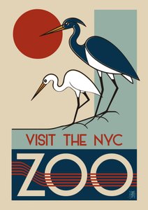 Art Deco w nowojorskim zoo autorstwa Osvaldo Russo