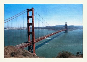 Widok na zatokę Golden Gate autorstwa Osvaldo Russo
