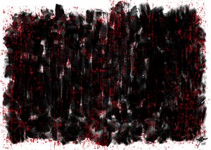 Rozpryski farby w stylu grunge autorstwa Osvaldo Russo