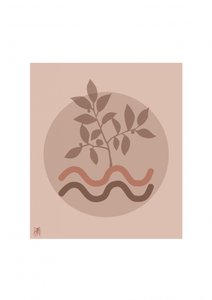 Minimalistyczne botaniczne fale