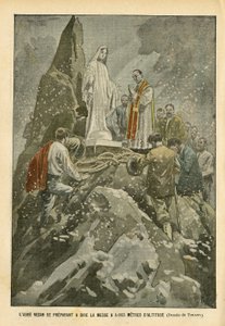 Ilustracja Oswaldo Tofaniego (1849-1915) w Le Pelerin autorstwa Oswaldo Tofani