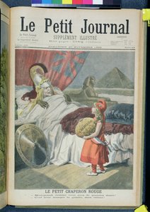 Czerwony Kapturek czyli Francja tracąca Fachodę do Anglii, ilustrowana strona tytułowa z „Le Petit Journal”, 20 listopada 1898 (kolorowa grawerunek)