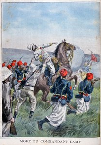 Śmierć komendanta Lamy, bitwa pod Kousséri, 22 kwietnia 1900.