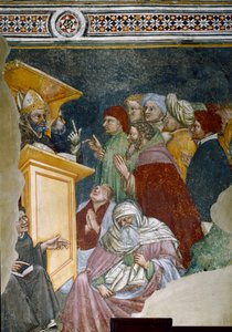 Szczegół przepowiadania św. Augustyna (fresco