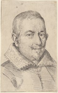 Portret mężczyzny w średnim wieku autorstwa Ottavio Leoni