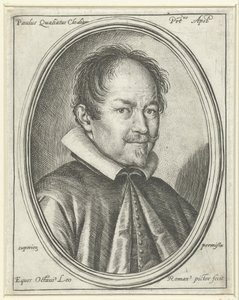 Portret kompozytora Paolo Quagliatiego w. 1555-1628, 1623 autorstwa Ottavio Maria Leoni
