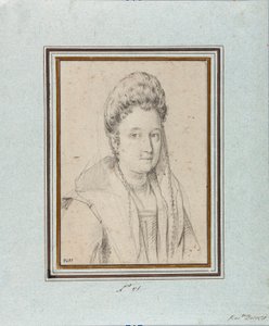 Portret Costanza Sforza di Santa Flora (1550-1617), księżna Sora i żona Giacomo Boncompagni Rysunek Ottavio Leoniego (1578-1630) Genes, Musei di Strada Nuova, inw 2431
