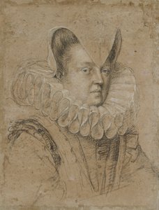 Portret Margherity, księżnej Ferrary, początek XVII wieku