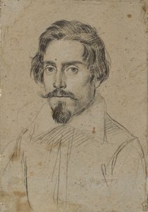 Portret mężczyzny, do połowy zwrócony w lewo autorstwa Ottavio Mario Leoni