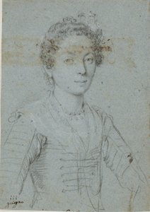 Portret kobiety, połowa długości