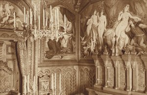 Bawarski zamek królów Neuschwanstein, studium, zdjęcia legendy Tannhauserów